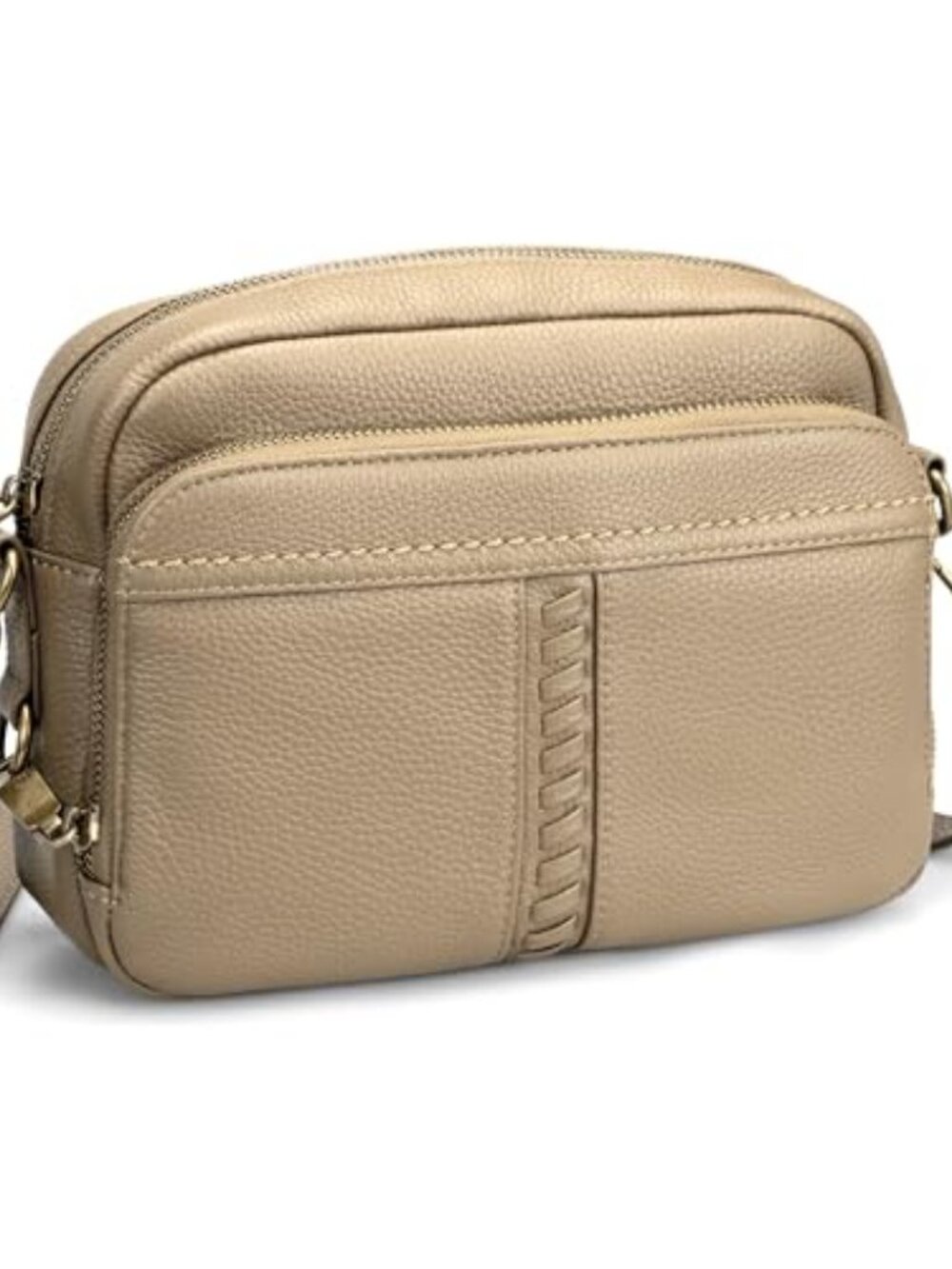 befen Genuine Leather Crossbody Bag for Women Anti Theft Purse and Hangbags with